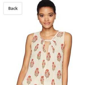 Plus size Woodblock Print Tunic